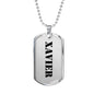 Xavier - Luxury Dog Tag Necklace