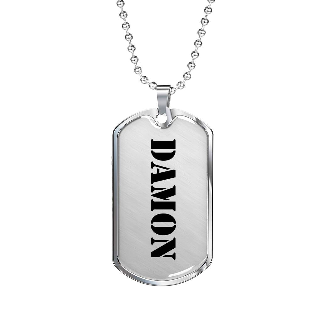 Damon - Luxury Dog Tag Necklace