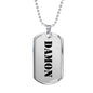 Damon - Luxury Dog Tag Necklace