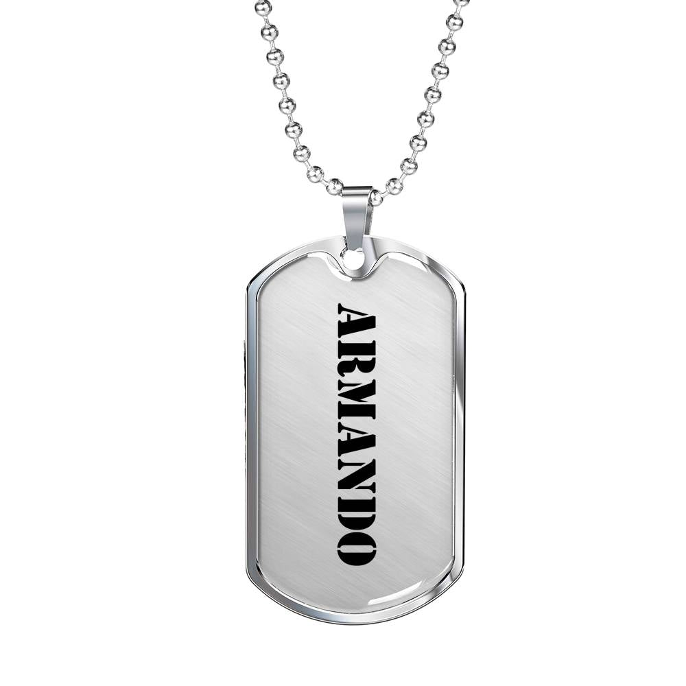 Armando - Luxury Dog Tag Necklace
