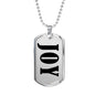 Joy v01 - Luxury Dog Tag Necklace