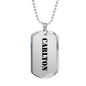 Carlton - Luxury Dog Tag Necklace