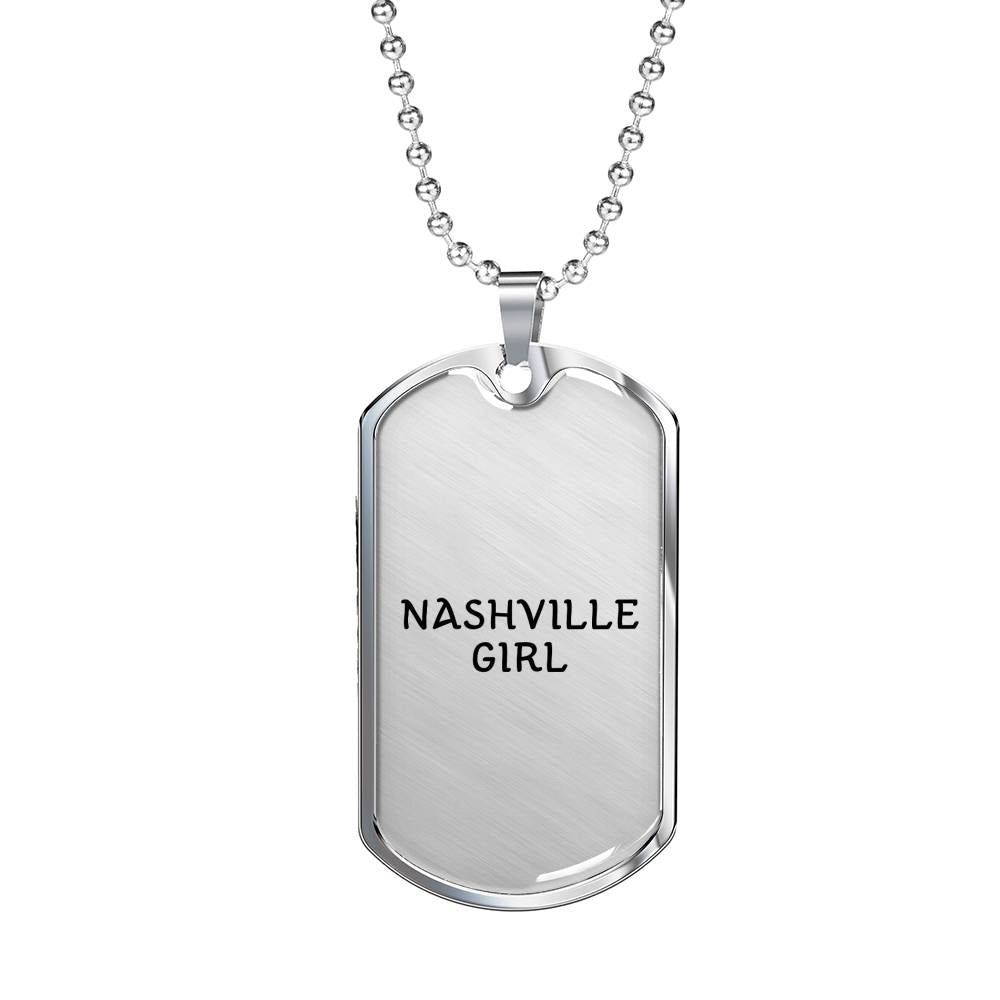 Nashville Girl - Luxury Dog Tag Necklace