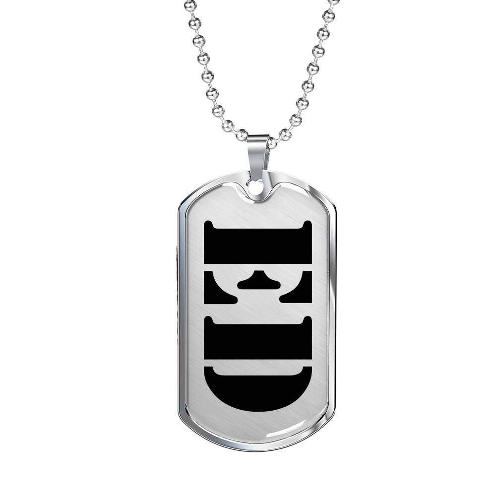 Ed - Luxury Dog Tag Necklace