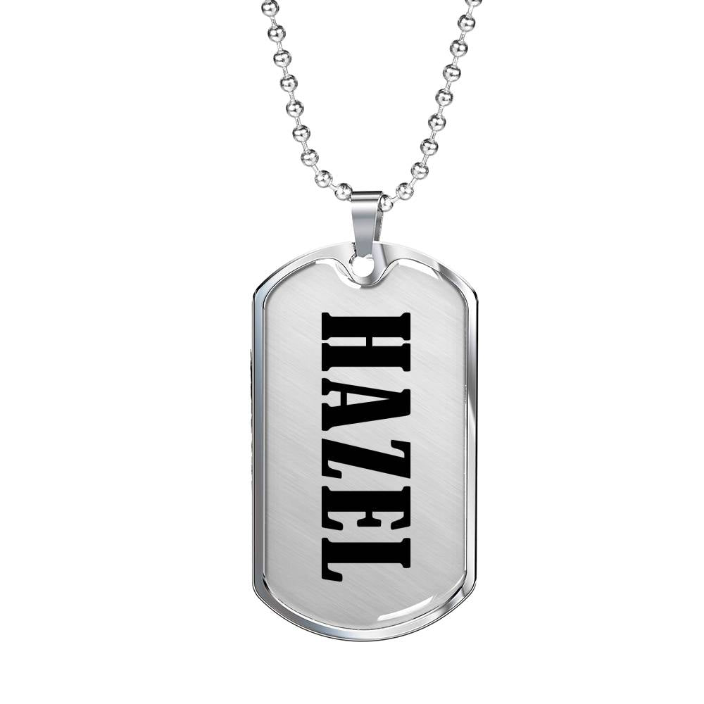 Hazel v01 - Luxury Dog Tag Necklace