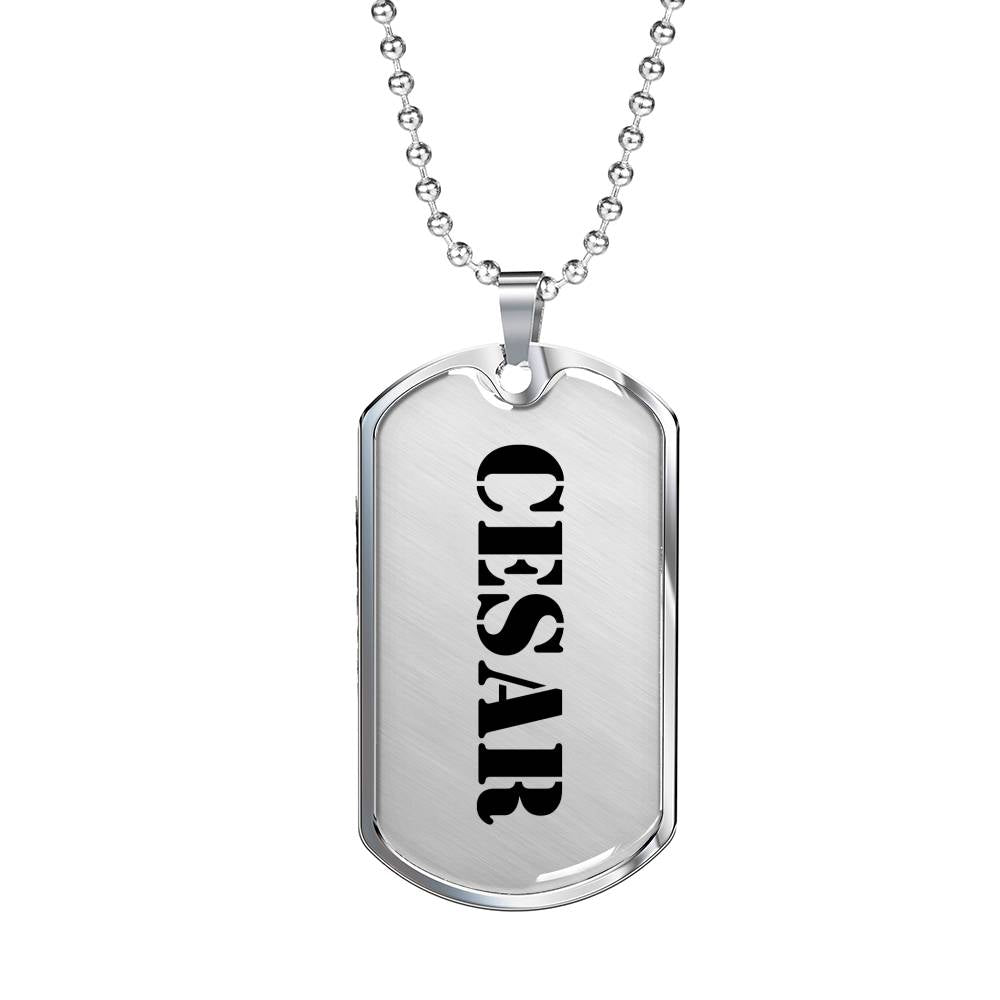 Cesar - Luxury Dog Tag Necklace