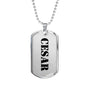 Cesar - Luxury Dog Tag Necklace