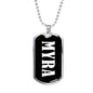 Myra v02 - Luxury Dog Tag Necklace