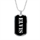 Elvis v2 - Luxury Dog Tag Necklace