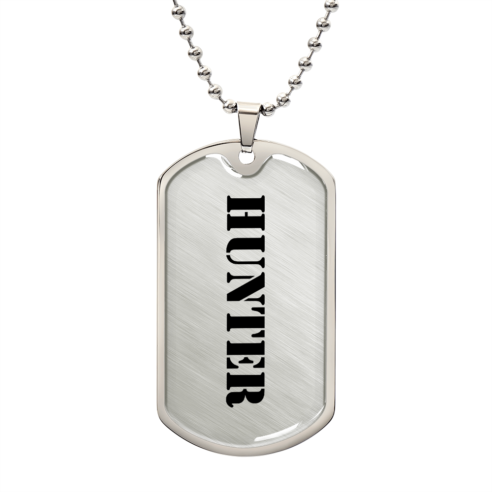Hunter - Luxury Dog Tag Necklace