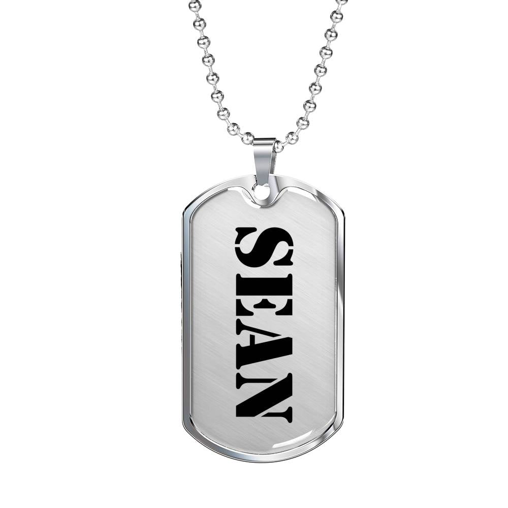 Sean - Luxury Dog Tag Necklace