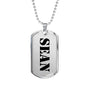 Sean - Luxury Dog Tag Necklace