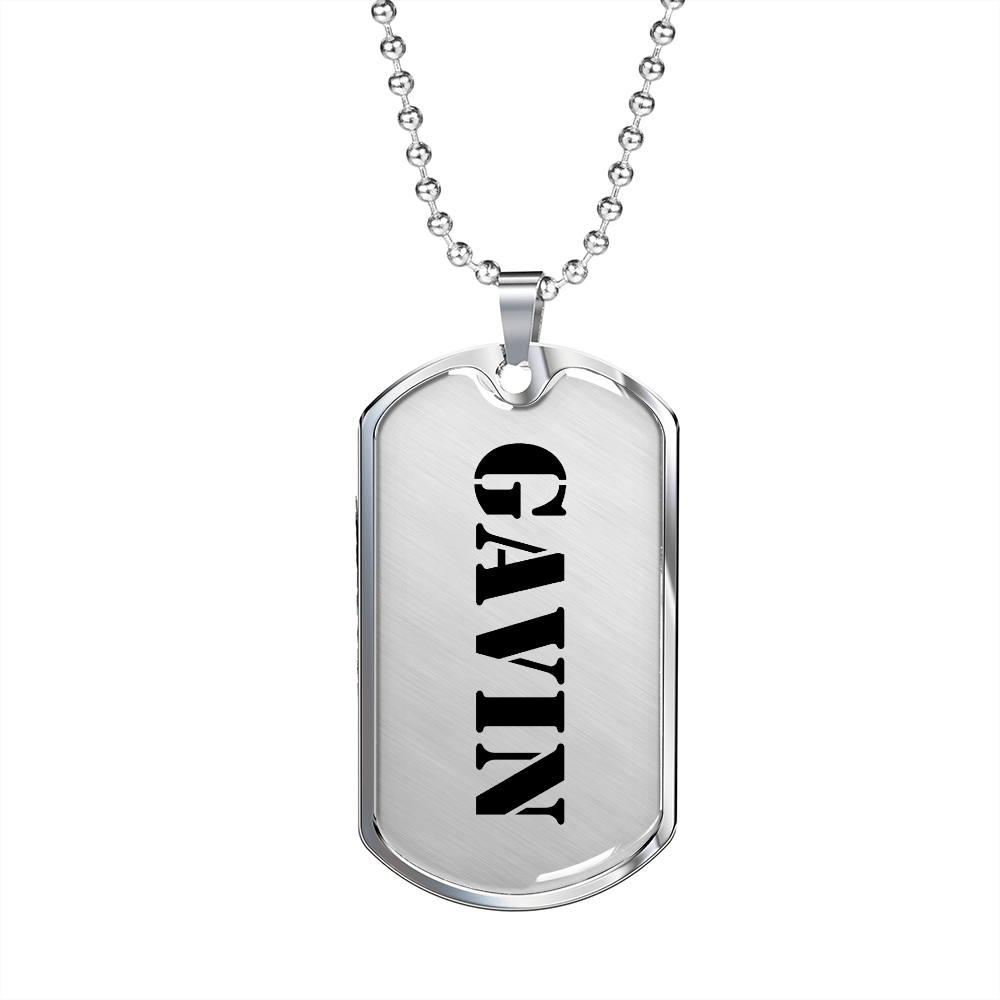 Gavin - Luxury Dog Tag Necklace