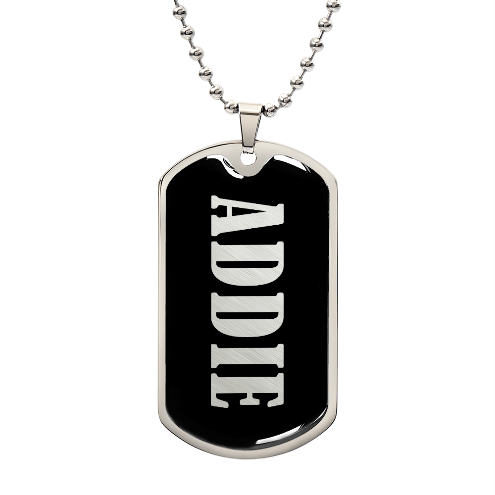 Addie v02 - Luxury Dog Tag Necklace