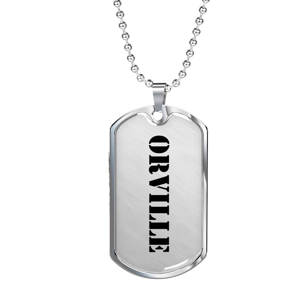 Orville - Luxury Dog Tag Necklace