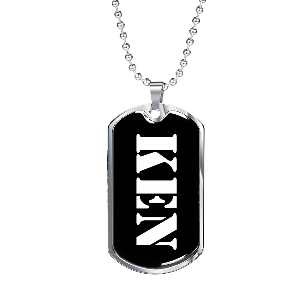 Ken v2 - Luxury Dog Tag Necklace
