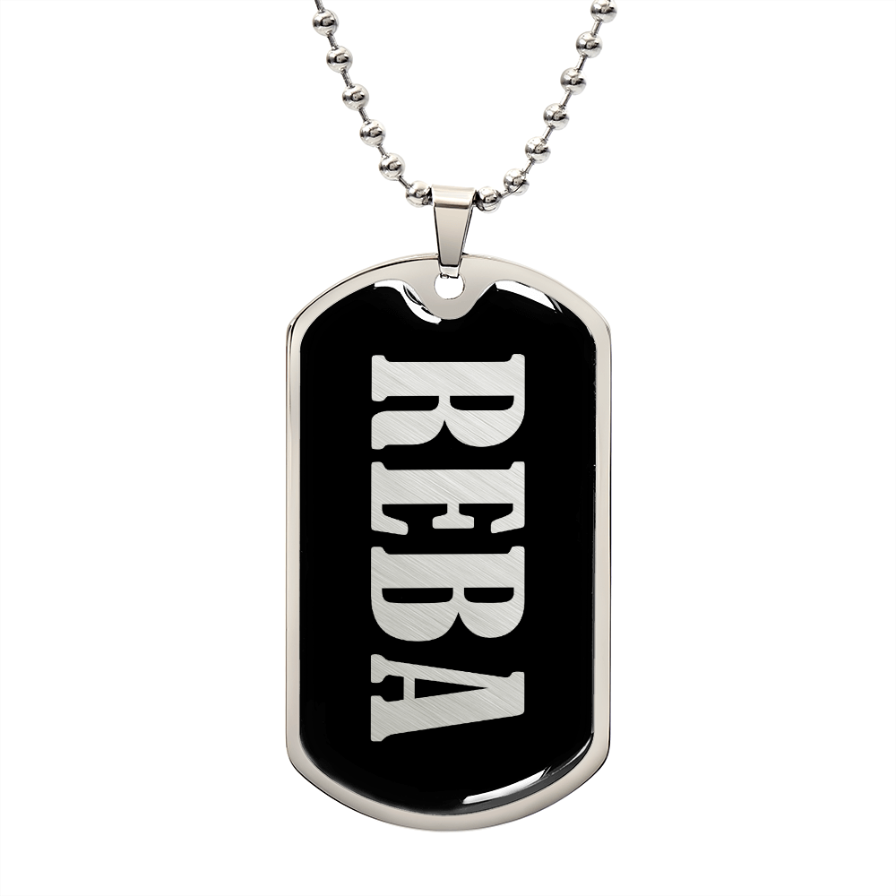 Reba v02 - Luxury Dog Tag Necklace