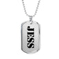 Jess - Luxury Dog Tag Necklace