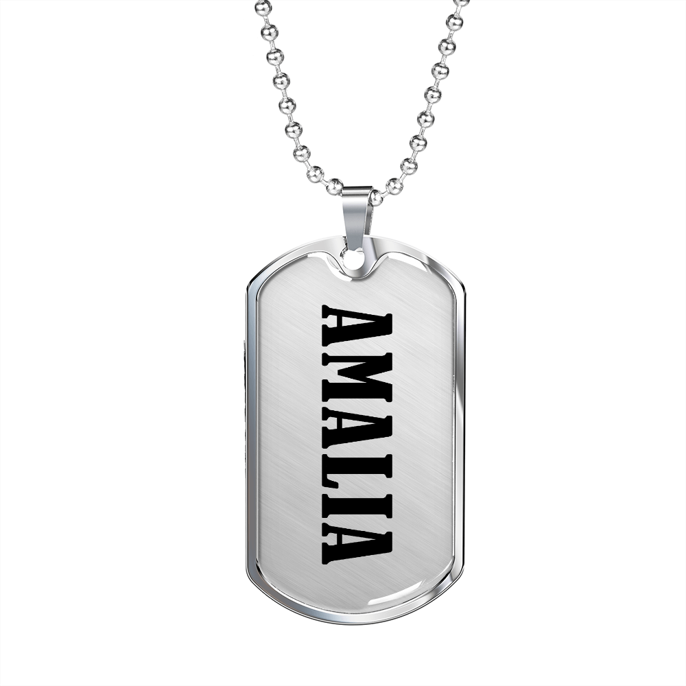 Amalia v01 - Luxury Dog Tag Necklace