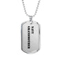 Navy Grandmother - Luxury Dog Tag Necklace