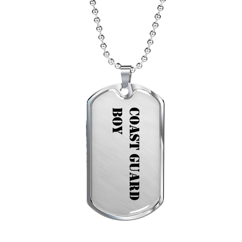 Coast Guard Boy - Luxury Dog Tag Necklace