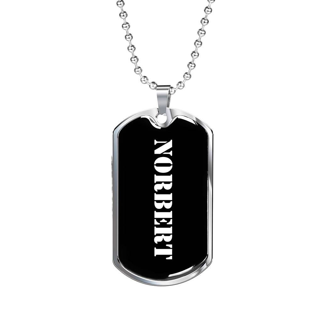 Norbert v2 - Luxury Dog Tag Necklace
