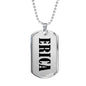 Erica v01 - Luxury Dog Tag Necklace