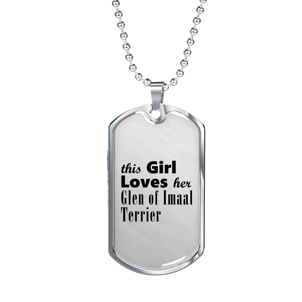 Glen of Imaal Terrier - Luxury Dog Tag Necklace