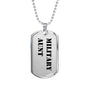 Military Aunt - Luxury Dog Tag Necklace