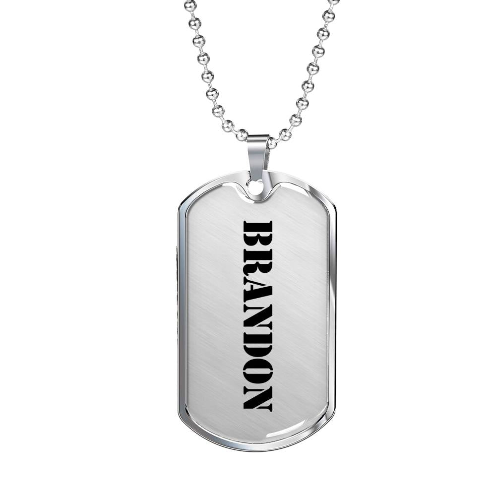 Brandon - Luxury Dog Tag Necklace