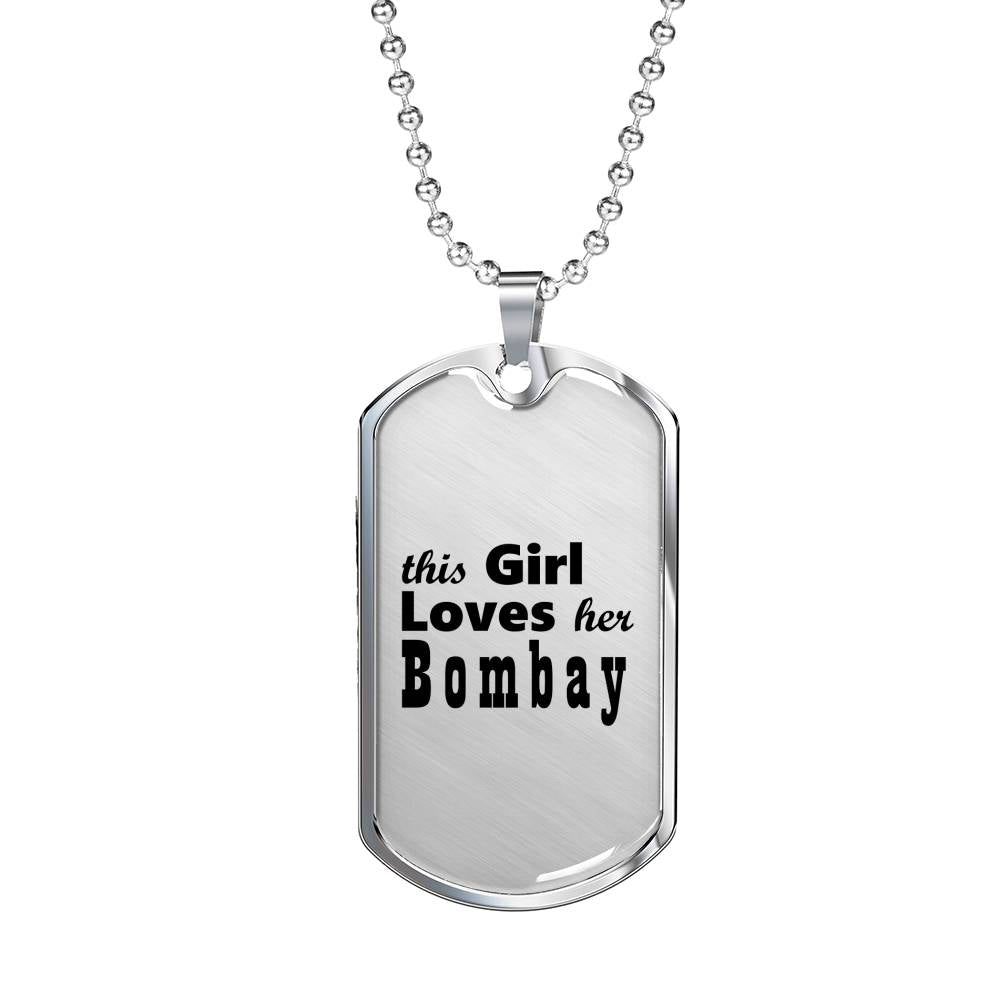 Bombay - Luxury Dog Tag Necklace