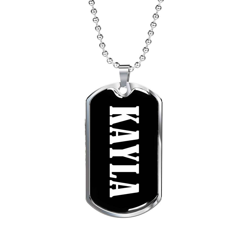 Kayla v02 - Luxury Dog Tag Necklace