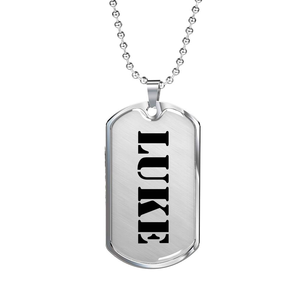 Luke - Luxury Dog Tag Necklace