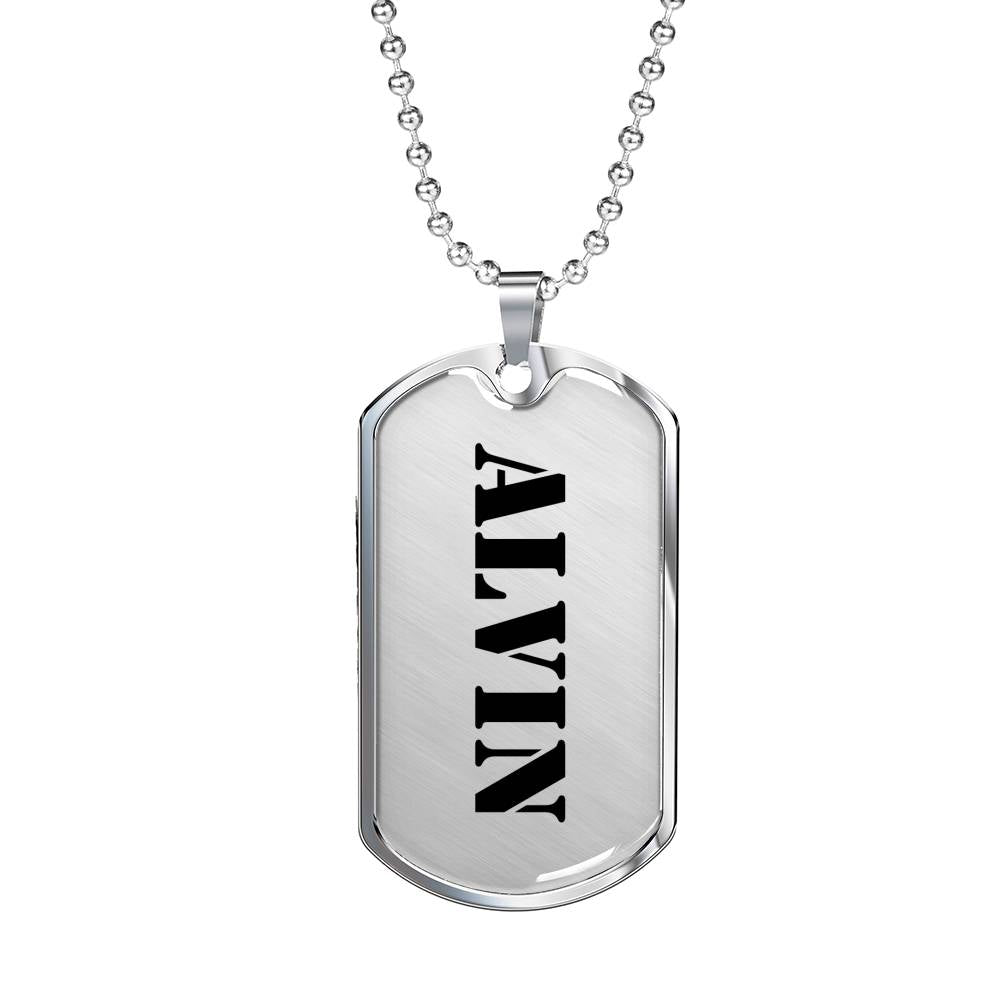 Alvin - Luxury Dog Tag Necklace