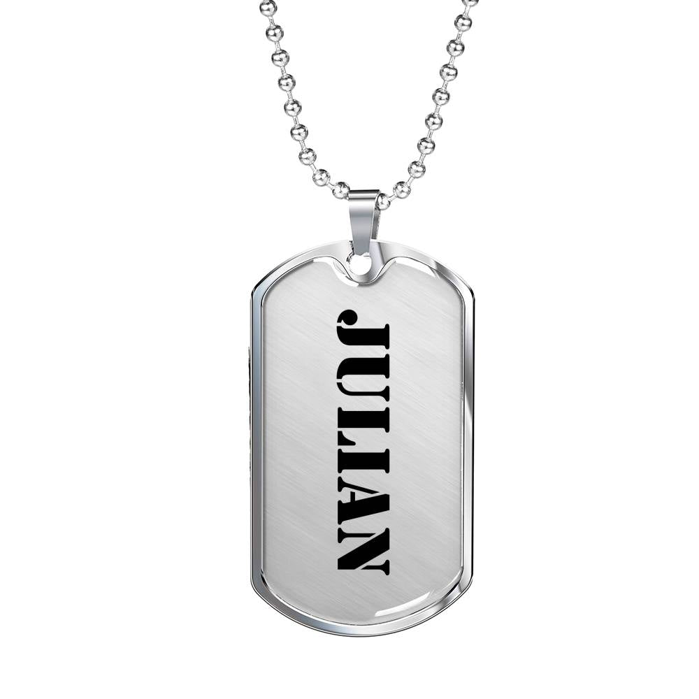 Julian - Luxury Dog Tag Necklace