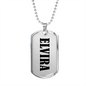 Elvira v01 - Luxury Dog Tag Necklace