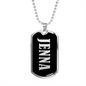 Jenna v02 - Luxury Dog Tag Necklace