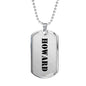 Howard - Luxury Dog Tag Necklace
