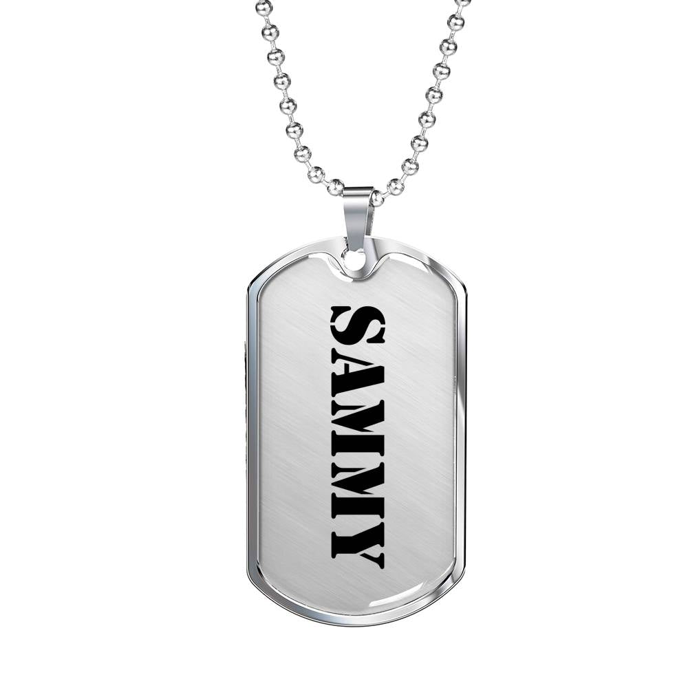 Sammy - Luxury Dog Tag Necklace