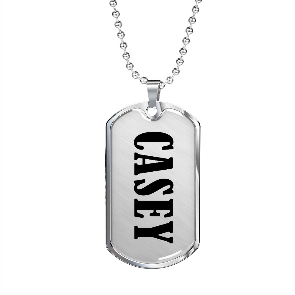 Casey v01 - Luxury Dog Tag Necklace