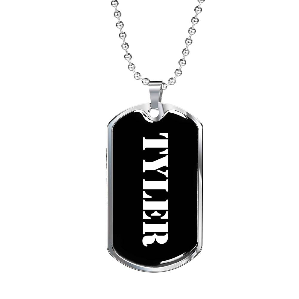 Tyler v2 - Luxury Dog Tag Necklace