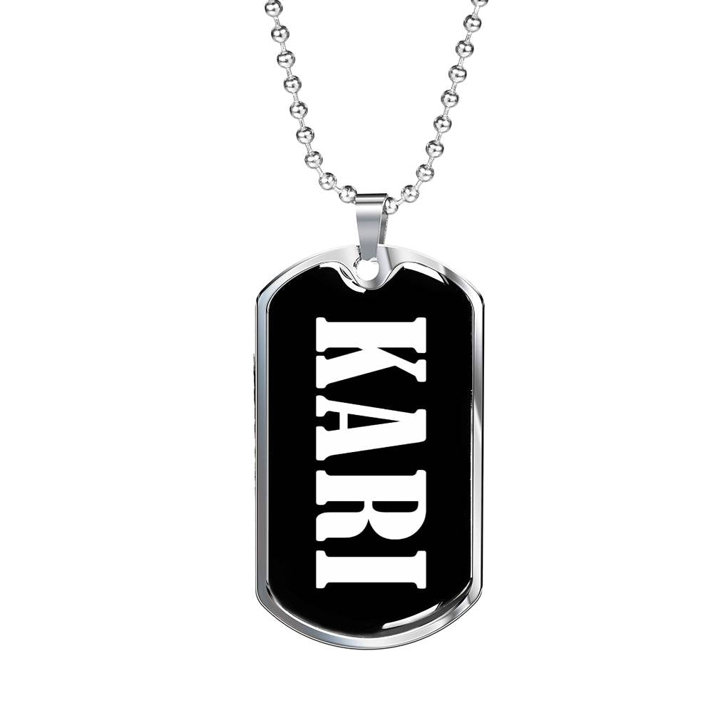 Kari v02 - Luxury Dog Tag Necklace
