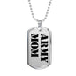 Army Mom - Luxury Dog Tag Necklace