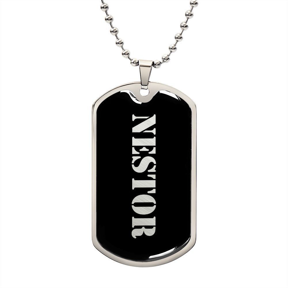 Nestor v2 - Luxury Dog Tag Necklace