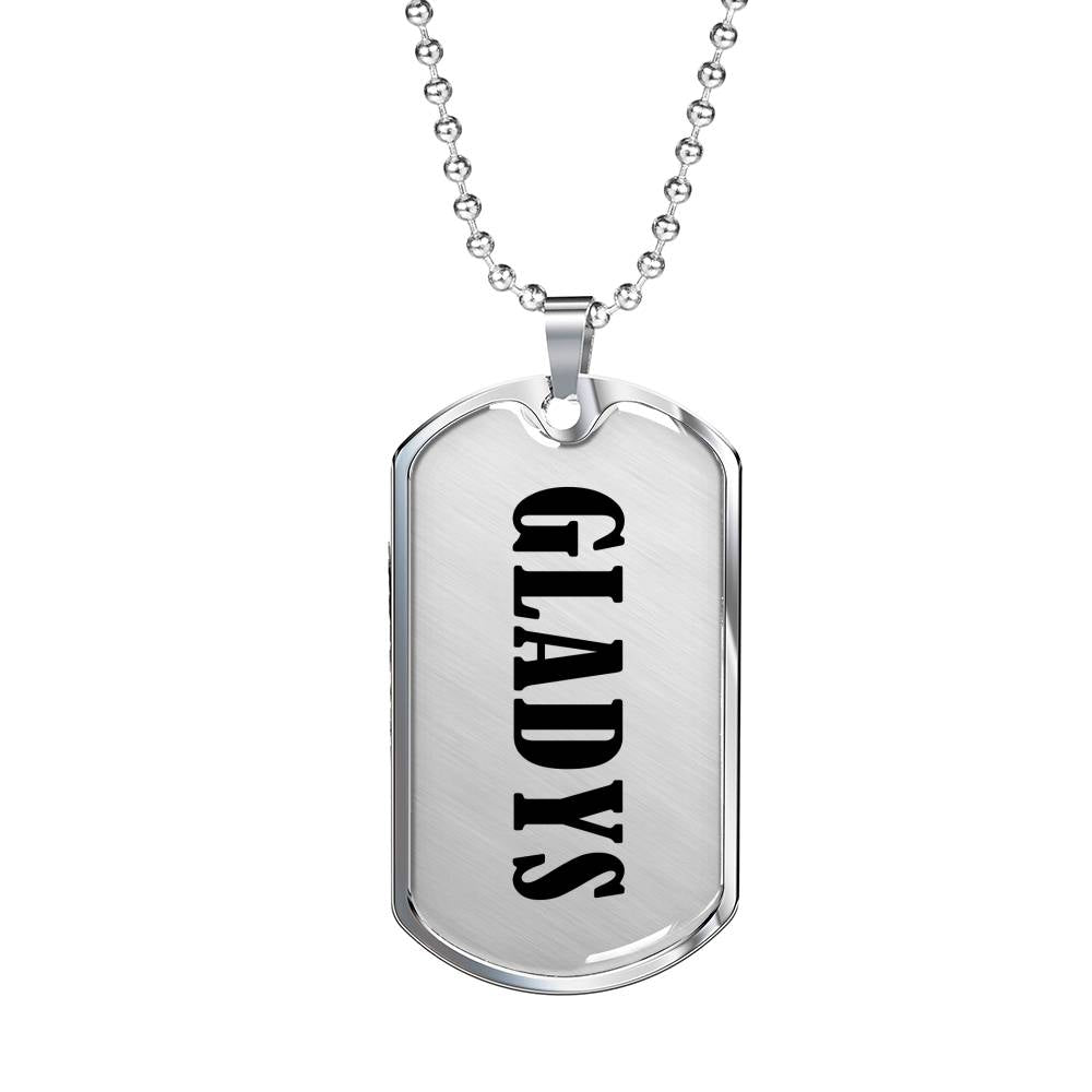 Gladys v01 - Luxury Dog Tag Necklace
