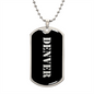 Denver v2 - Luxury Dog Tag Necklace