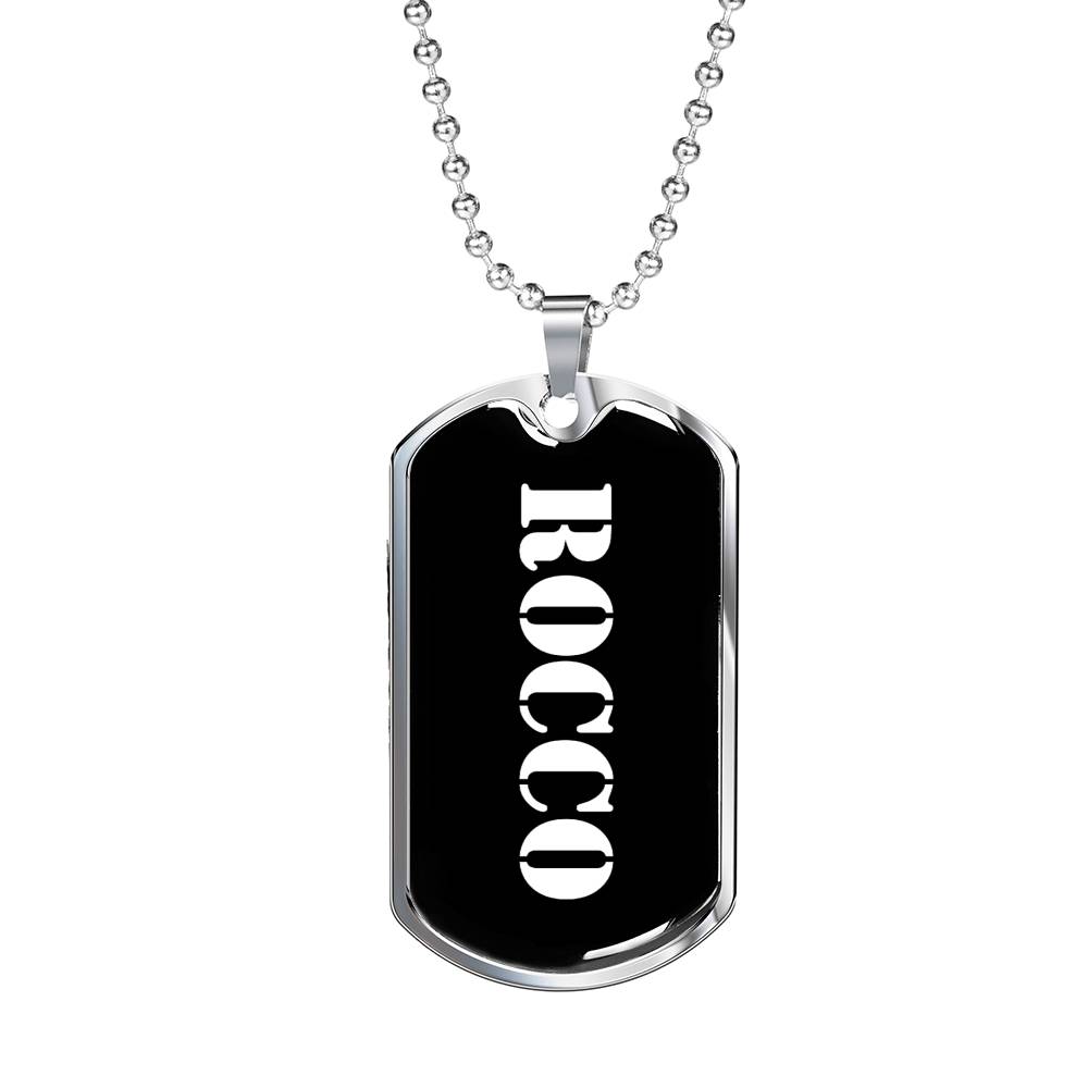 Rocco v2 - Luxury Dog Tag Necklace