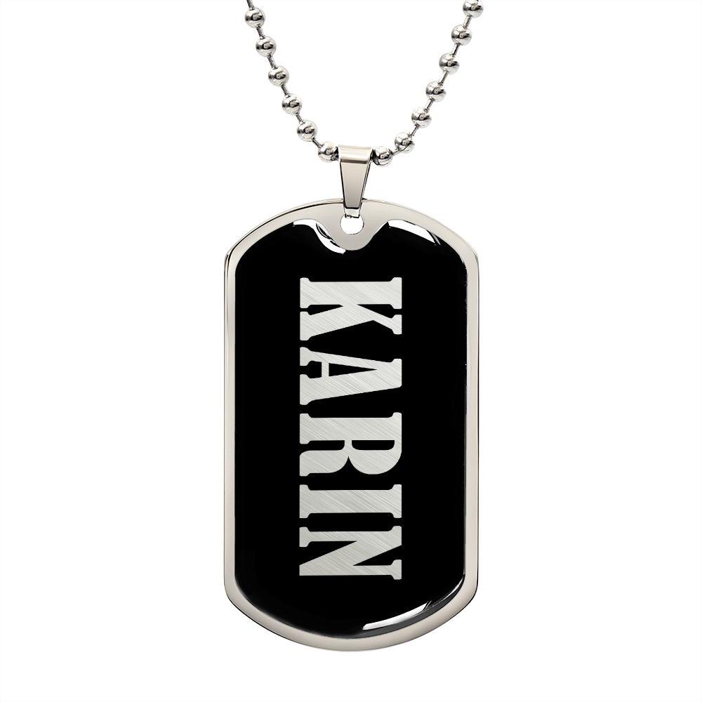 Karin v02 - Luxury Dog Tag Necklace