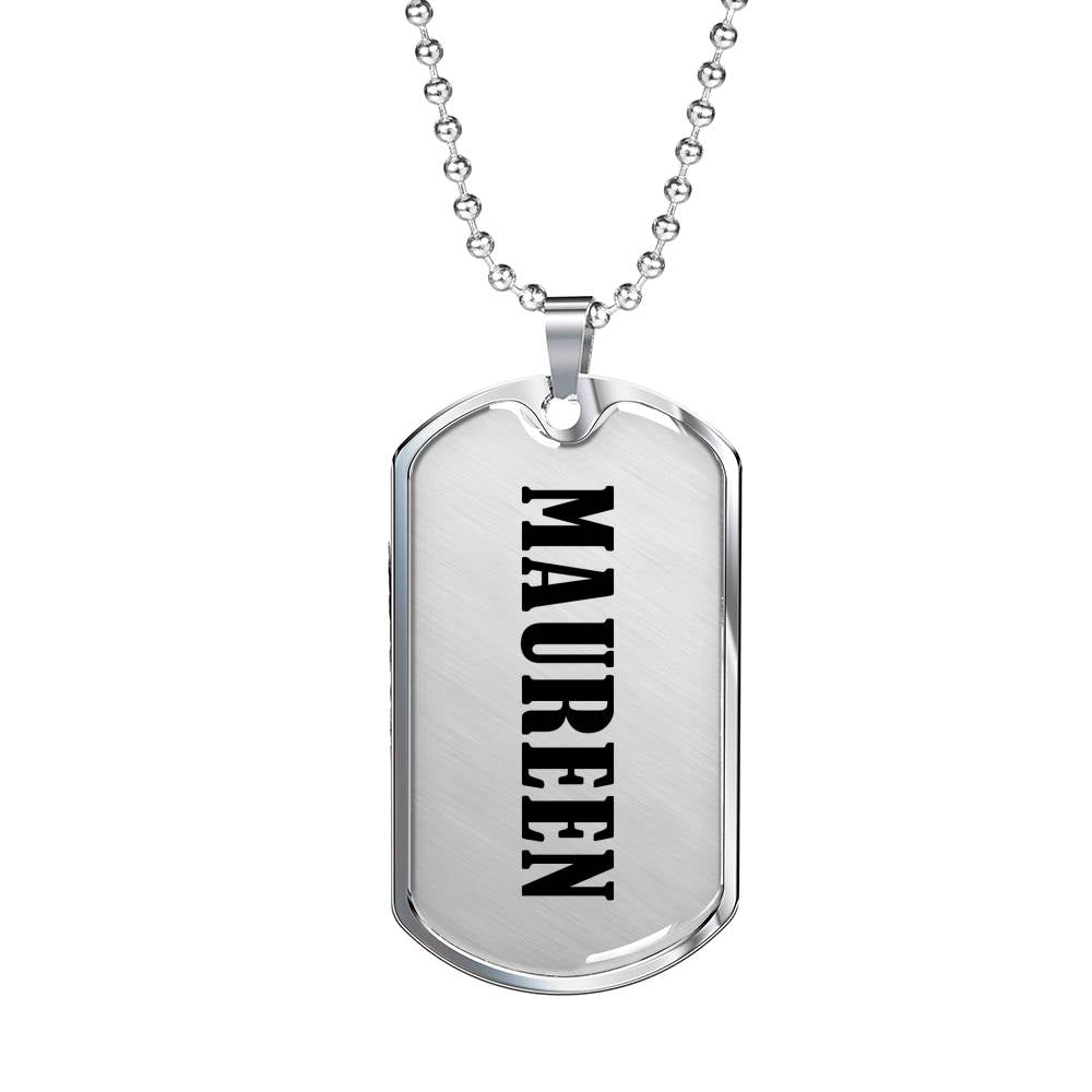 Maureen v01 - Luxury Dog Tag Necklace