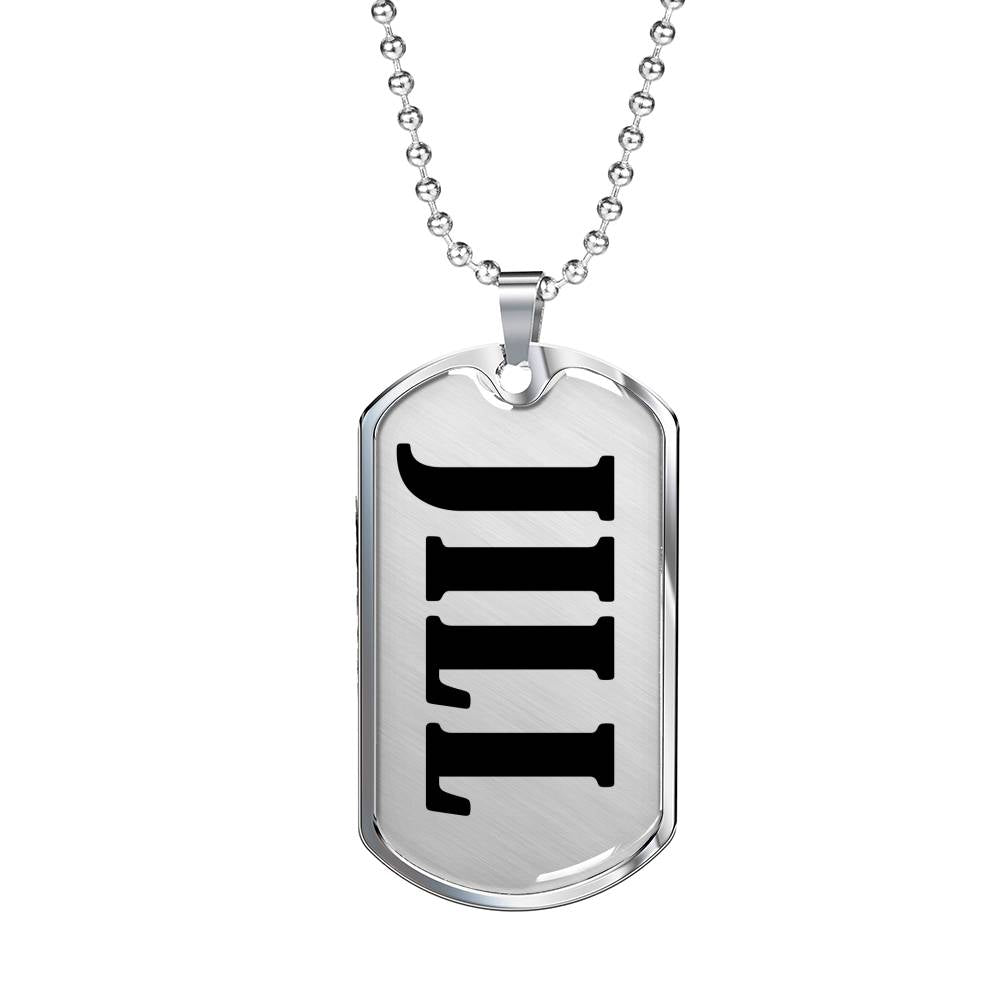 Jill v01 - Luxury Dog Tag Necklace